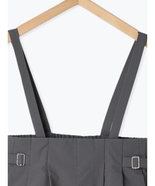 Samansa Mos2 blue（サマンサモスモスブルー）の「サス付ハイウエストスカート（スカート・レディース・カーキ/ブラック/グレー・F）」の16枚目の写真