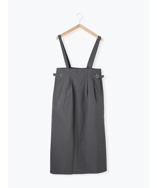 Samansa Mos2 blue（サマンサモスモスブルー）の「サス付ハイウエストスカート（スカート・レディース・カーキ/ブラック/グレー・F）」の11枚目の写真