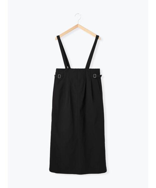 Samansa Mos2 blue（サマンサモスモスブルー）の「サス付ハイウエストスカート（スカート・レディース・カーキ/ブラック/グレー・F）」の9枚目の写真