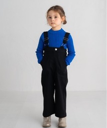 ハイストレッチツイルサロペットパンツ