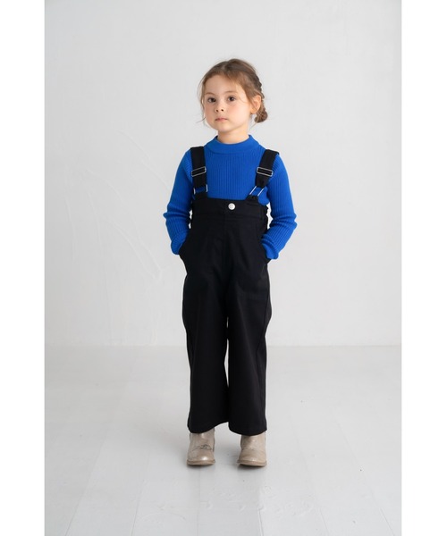 maarook（マルーク）の「ハイストレッチツイルサロペットパンツ（サロペット/オーバーオール・キッズ・ブラック・120cm/130cm/100cm/110cm）」の6枚目の写真