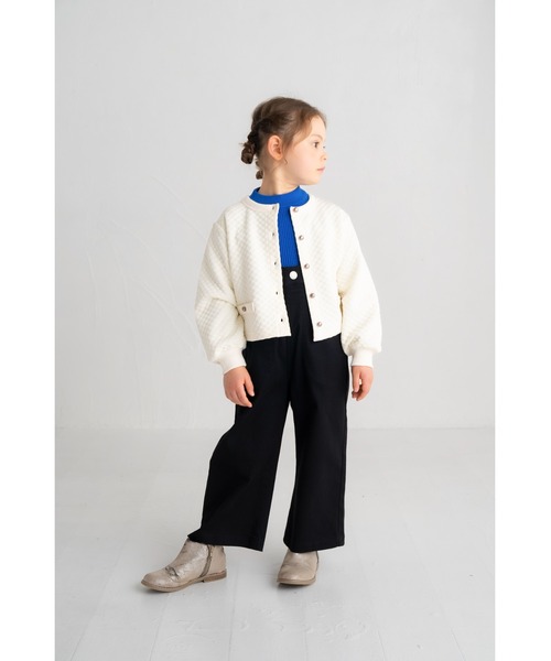 maarook（マルーク）の「ハイストレッチツイルサロペットパンツ（サロペット/オーバーオール・キッズ・ブラック・120cm/130cm/100cm/110cm）」の5枚目の写真