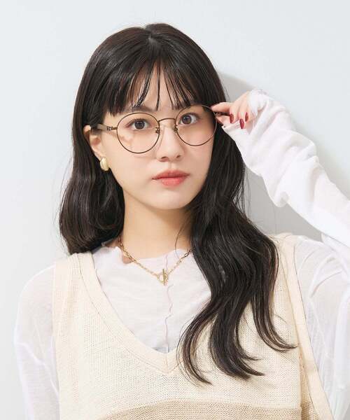 ボストン型 メガネ｜ラバーテンプル ズレ落ち防止 伊達メガネ 度付き