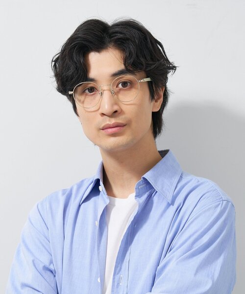 Zoff レディース ボストンメガネ 　　(中近レンズ入り) ボストン型 メガネ｜ラバーテンプル ズレ落ち防止 伊達メガネ 度付き