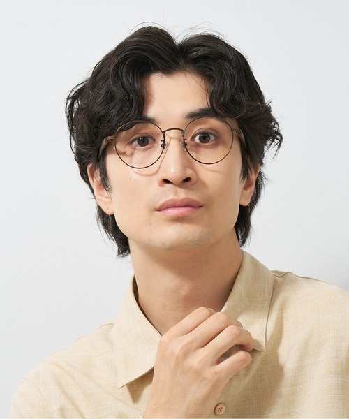 Zoff(ゾフ)の「ボストン型 メガネ|中顔面短縮みえメガネ ラバーテンプル ズレ落ち防止 伊達メガネ 度付きメガネ(レンズ交換券付き) ユニセックス|Zoff|FASHION(メガネ・レディース・ピンク/ゴールド/ブラウン/ブラック/ピンク系その他/ゴールド系その他・FREE)」の14枚目の写真