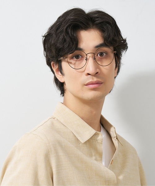 Zoff(ゾフ)の「ボストン型 メガネ|中顔面短縮みえメガネ ラバーテンプル ズレ落ち防止 伊達メガネ 度付きメガネ(レンズ交換券付き) ユニセックス|Zoff|FASHION(メガネ・レディース・ピンク/ゴールド/ブラウン/ブラック/ピンク系その他/ゴールド系その他・FREE)」の15枚目の写真