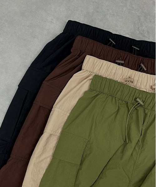 ad thie(アドティエ)の「Iライン・ナイロン ギャザーデザインスカート(スカート・レディース・チョコ/カーキ/ベージュ/ブラック・FREE)」の16枚目の写真
