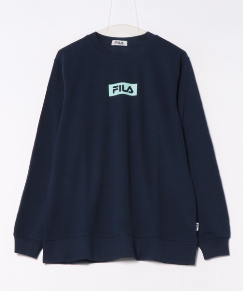FILA(フィラ)の「クルーネックスウェット(スウェット・メンズ・ブラック/ネイビー/チャコールグレー・MEDIUM/LARGE/X-LARGE)」の3枚目の写真