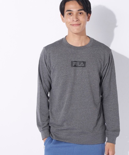 FILA(フィラ)の「クルーネックスウェット(スウェット・メンズ・ブラック/ネイビー/チャコールグレー・MEDIUM/LARGE/X-LARGE)」の2枚目の写真