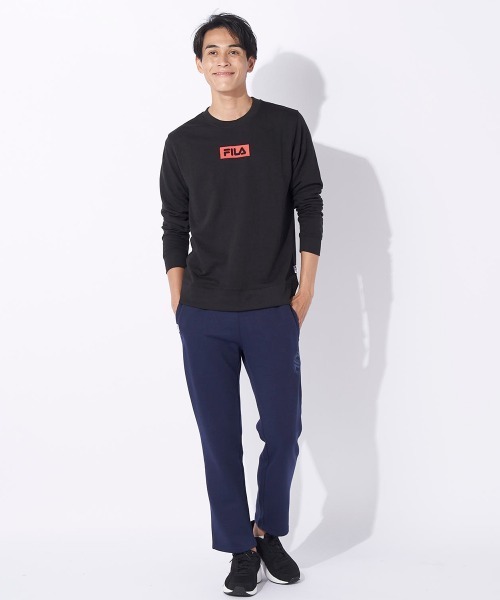 FILA(フィラ)の「クルーネックスウェット(スウェット・メンズ・ブラック/ネイビー/チャコールグレー・MEDIUM/LARGE/X-LARGE)」の7枚目の写真