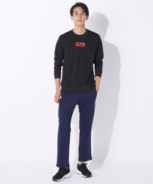 FILA(フィラ)の「クルーネックスウェット(スウェット・メンズ・ブラック/ネイビー/チャコールグレー・MEDIUM/LARGE/X-LARGE)」の8枚目の写真