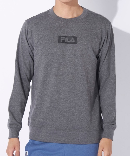 FILA(フィラ)の「クルーネックスウェット(スウェット・メンズ・ブラック/ネイビー/チャコールグレー・MEDIUM/LARGE/X-LARGE)」の19枚目の写真