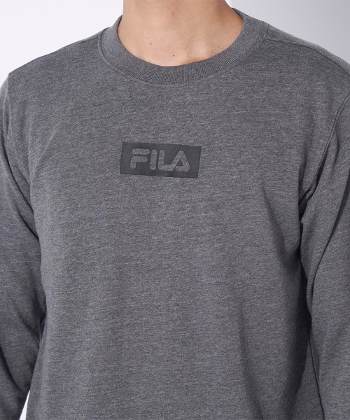 FILA(フィラ)の「クルーネックスウェット(スウェット・メンズ・ブラック/ネイビー/チャコールグレー・MEDIUM/LARGE/X-LARGE)」の22枚目の写真