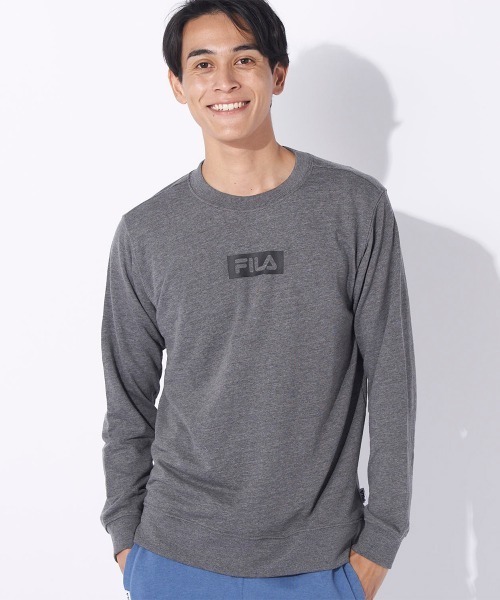 FILA(フィラ)の「クルーネックスウェット(スウェット・メンズ・ブラック/ネイビー/チャコールグレー・MEDIUM/LARGE/X-LARGE)」の14枚目の写真