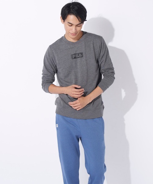 FILA(フィラ)の「クルーネックスウェット(スウェット・メンズ・ブラック/ネイビー/チャコールグレー・MEDIUM/LARGE/X-LARGE)」の16枚目の写真