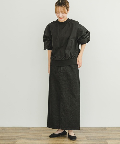 ITEMS URBANRESEARCH(アイテムズ アーバンリサーチ)の「ナイロンプルオーバー(シャツ/ブラウス・レディース・ブラック/グレー・FREE)」の4枚目の写真