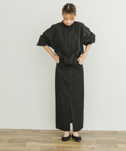 ITEMS URBANRESEARCH(アイテムズ アーバンリサーチ)の「ナイロンプルオーバー(シャツ/ブラウス・レディース・ブラック/グレー・FREE)」の6枚目の写真