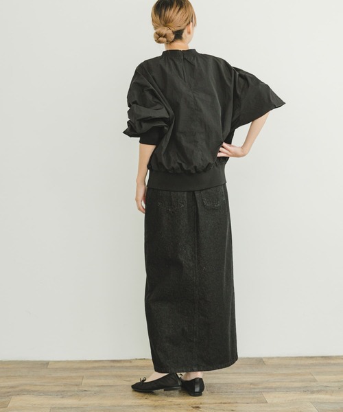 ITEMS URBANRESEARCH(アイテムズ アーバンリサーチ)の「ナイロンプルオーバー(シャツ/ブラウス・レディース・ブラック/グレー・FREE)」の7枚目の写真