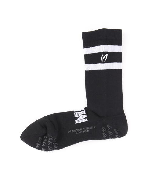 MASTER BUNNY EDITION（マスターバニーエディション）の「【MASTER BUNNY EDITION】3Dショートソックス (MENS)（ソックス/靴下・メンズ・グレー/ブラック・FREE）」の3枚目の写真