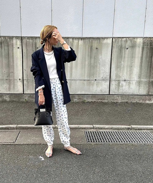 INTERPLAY（インタープレイ）の「【INTERPLAY x AYA】Waffle Flower Jogger Pants（その他パンツ・レディース・グレー系その他/ホワイト系その他・SMALL/MEDIUM）」の5枚目の写真