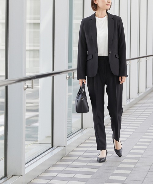 スクエアトゥ 5.5cmヒール 整うパンプス（パンプス）｜welleg（ウェレッグ）