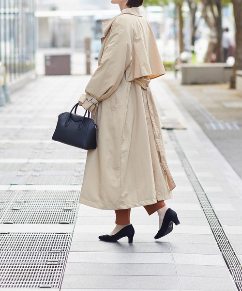 スクエアトゥ 5.5cmヒール 整うパンプス（パンプス）｜welleg（ウェレッグ）