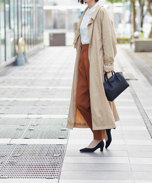 スクエアトゥ 5.5cmヒール 整うパンプス（パンプス）｜welleg（ウェレッグ）