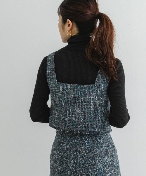 F by ROSSO(エフバイロッソ)の「F by ROSSO ウォッシャブルシアーリブタートルニット(ニット/セーター・レディース・ブルー/チャコールグレー/イエロー/ライトグレー/ピンク・FREE)」の14枚目の写真