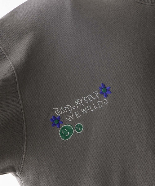 REmastered(リマスタード)の「【REmastered】落書き刺繍デザイン/クルーネックスウェット(スウェット・メンズ・ダークグレー/オフホワイト・MEDIUM/LARGE)」の21枚目の写真