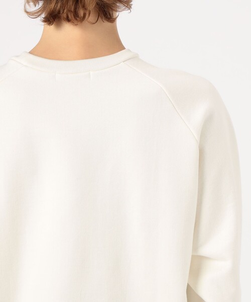 MACPHEE(マカフィー)の「バックパイルスエット クルーネックプルオーバー(スウェット・レディース・ホワイト/ブルー・S)」の8枚目の写真