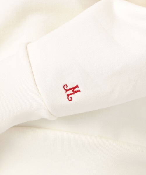 MACPHEE(マカフィー)の「バックパイルスエット クルーネックプルオーバー(スウェット・レディース・ホワイト/ブルー・S)」の10枚目の写真