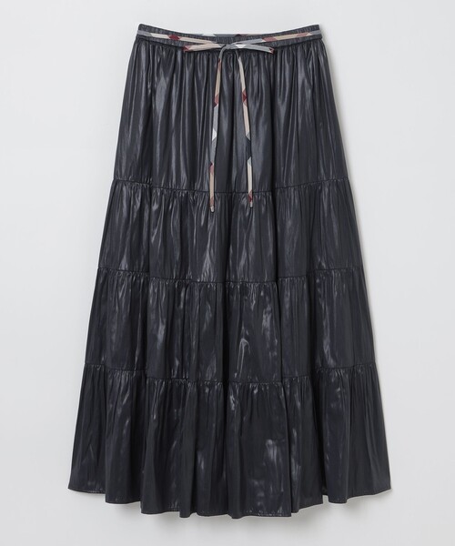 BLUE LABEL CRESTBRIDGE（ブルーレーベルクレストブリッジ）の「ブラングロッシーティアードスカート（スカート・レディース・ライトブルー/ダークネイビー/オレンジ・38/36）」の17枚目の写真