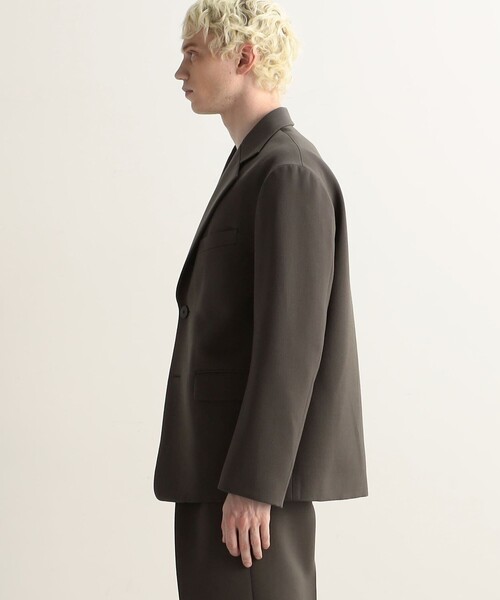 セール】ヴィンテージサテン 2Bテーラードジャケット（テーラード