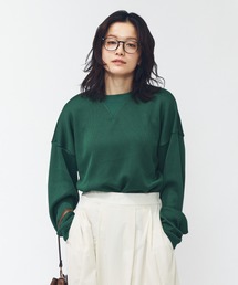 【別注】アディダス adidas エッセンシャル レギュラーフィット クォーター ニットスウェットシャツ 限定コラボ
