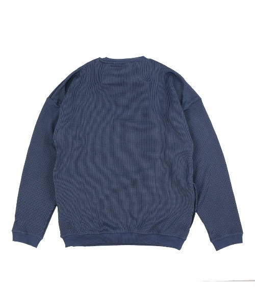 adidas（アディダス）の「【別注】アディダス adidas エッセンシャル レギュラーフィット クォーター ニットスウェットシャツ 限定コラボ（スウェット・メンズ・ブラック/グリーン/ネイビー・S/M/L/LL/3L）」の17枚目の写真
