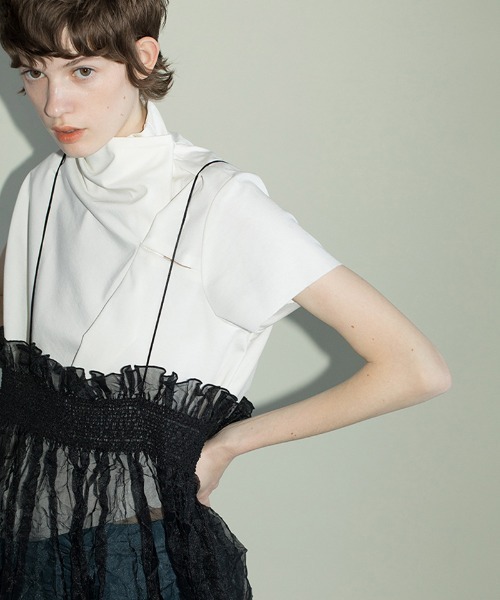セール】Recycle Organdy Pleats Dress（ドレス）｜leinwande（ライン 