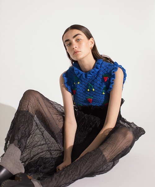 leinwande(ラインヴァンド)の「【leinwande】Recycle Organdy Pleats Dress(ドレス・レディース・アイボリー/ブラック/ベージュ・ONE SIZE)」の16枚目の写真