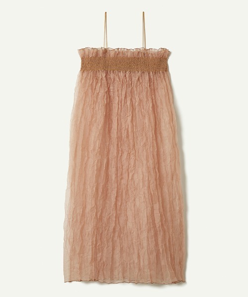 leinwande(ラインヴァンド)の「【leinwande】Recycle Organdy Pleats Dress(ドレス・レディース・アイボリー/ブラック/ベージュ・ONE SIZE)」の18枚目の写真