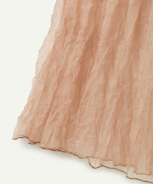 leinwande(ラインヴァンド)の「【leinwande】Recycle Organdy Pleats Dress(ドレス・レディース・アイボリー/ブラック/ベージュ・ONE SIZE)」の20枚目の写真