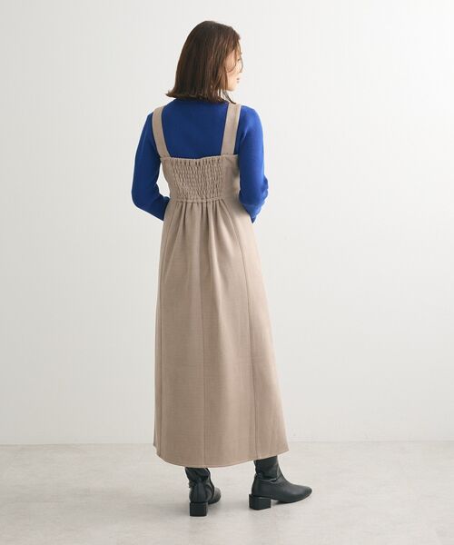 ELENCARE DUE（エレンカーレデュエ）の「・ELENCARE DUE スエードポンチジャンスカ（ジャンパースカート・レディース・チャコールグレー/グレイッシュベージュ/アイボリー/ライトグレー・FREE）」の8枚目の写真