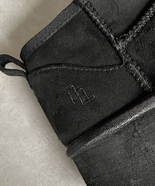Thevon（ゼボン）の「ショートムートンブーツ（ブーツ・レディース・ブラック/ライトベージュ・M/L）」の9枚目の写真