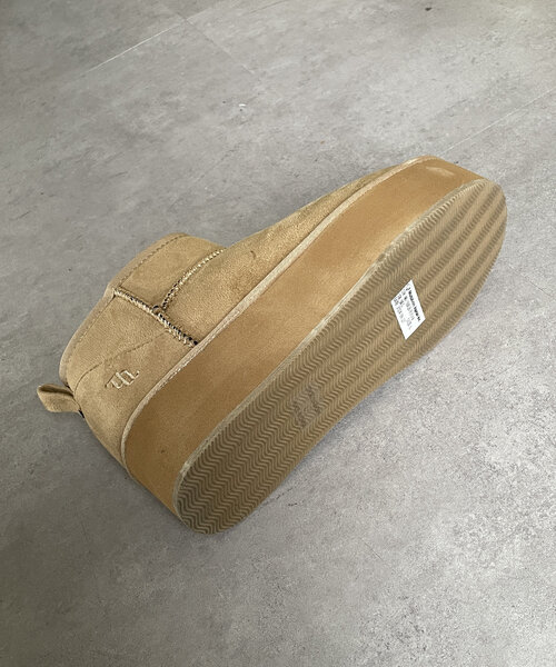 Thevon（ゼボン）の「ショートムートンブーツ（ブーツ・レディース・ブラック/ライトベージュ・M/L）」の21枚目の写真