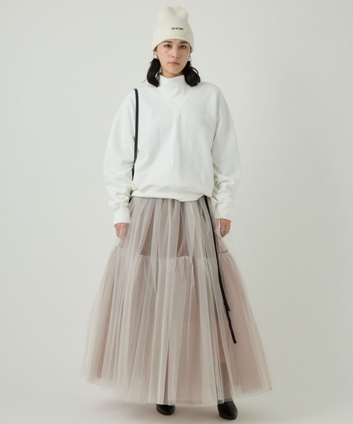 Chaos（カオス）の「Chaos(カオス)/◇金子綾さんYouTube紹介◇ タホニットキャップ◆WHY NOT NOW◆（ニットキャップ/ビーニー・レディース・チャコール/モカ/オフホワイト/ブラウン系/トップグレー・FREE）」の6枚目の写真