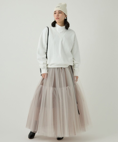 Chaos（カオス）の「Chaos(カオス)/◇金子綾さんYouTube紹介◇ タホニットキャップ◆WHY NOT NOW◆（ニットキャップ/ビーニー・レディース・チャコール/モカ/オフホワイト/ブラウン系/トップグレー・FREE）」の7枚目の写真