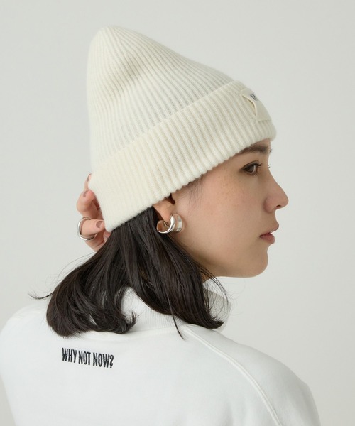 Chaos（カオス）の「Chaos(カオス)/◇金子綾さんYouTube紹介◇ タホニットキャップ◆WHY NOT NOW◆（ニットキャップ/ビーニー・レディース・チャコール/モカ/オフホワイト/ブラウン系/トップグレー・FREE）」の17枚目の写真