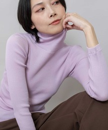 Munich（ミューニック）の「コットンリブタートルネックプルオーバー（Tシャツ/カットソー）」