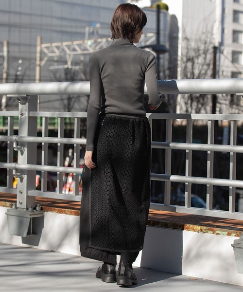 コットンリブタートルネックプルオーバー（Tシャツ/カットソー