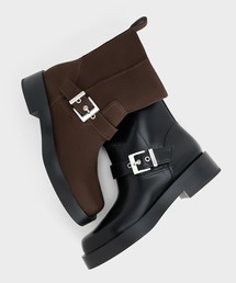 リジッドソール コンバットブーツ（ブーツ）｜CHARLES & KEITH