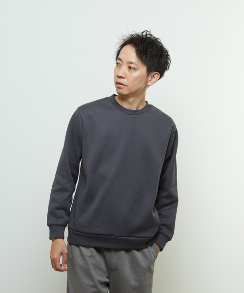 【セール】ハイファンクショナルフリーススプリットラグランスウェット（スウェット）｜MEN'S MELROSE（メンズメルローズ）