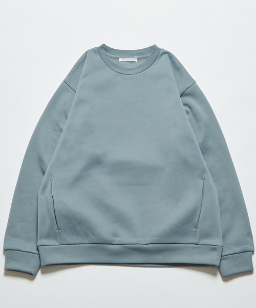 MEN'S MELROSE（メンズメルローズ）の「ハイファンクショナルフリーススプリットラグランスウェット（スウェット・メンズ・チャコールグレー/グレイッシュベージュ/グリーン・4/3）」の13枚目の写真
